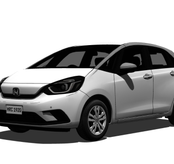 超精细汽车模型 本田  Honda Jazz